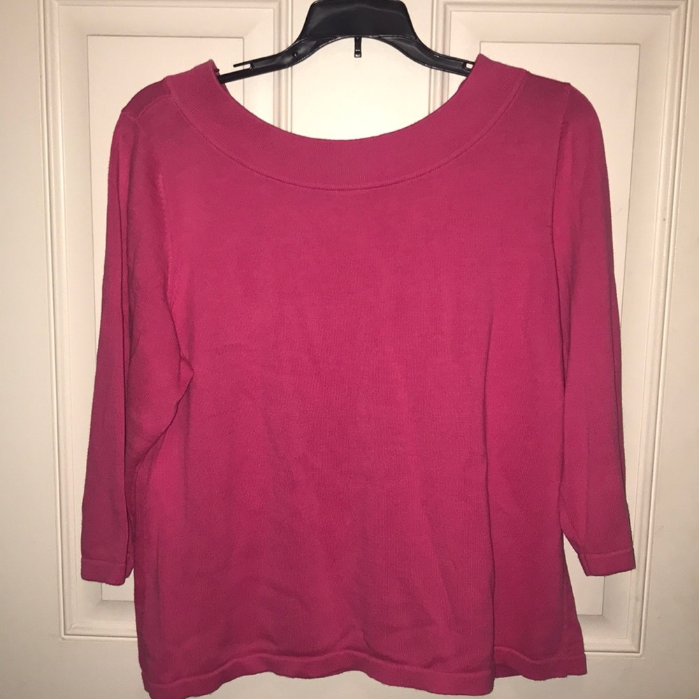 Hot pink sweater